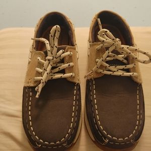 Rockport steel toed deck shoes size 8